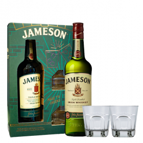 JAMESON GIFT SET 70CL (FOC 2 X JAMESON TUMBLER GLASSES)