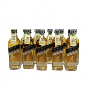 JOHNNIE WALKER DOUBLE BLACK 5CL X 10 BOTTLES