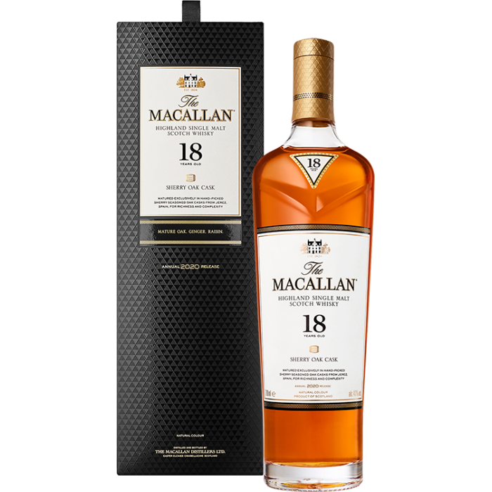 MACALLAN 18 YEARS 70CL (SHERRY OAK)