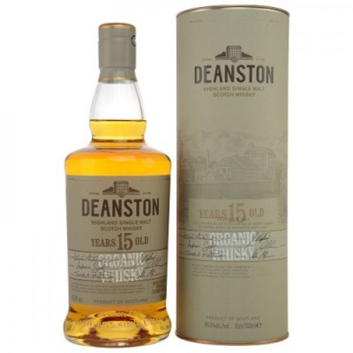 DEANSTON 15 YEARS ORGANIC WHISKY 70CL