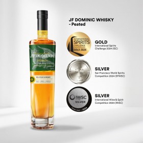 JF DOMINIC PEATED MONACH BLENDED MALT WHISKY 70CL