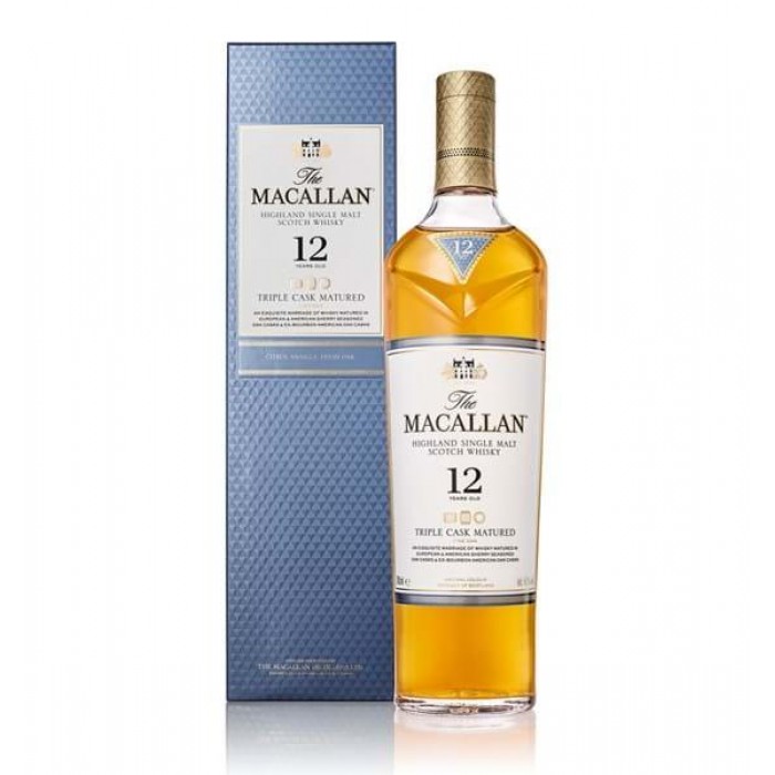 MACALLAN 12 YEARS 70CL (TRIPLE CASK)