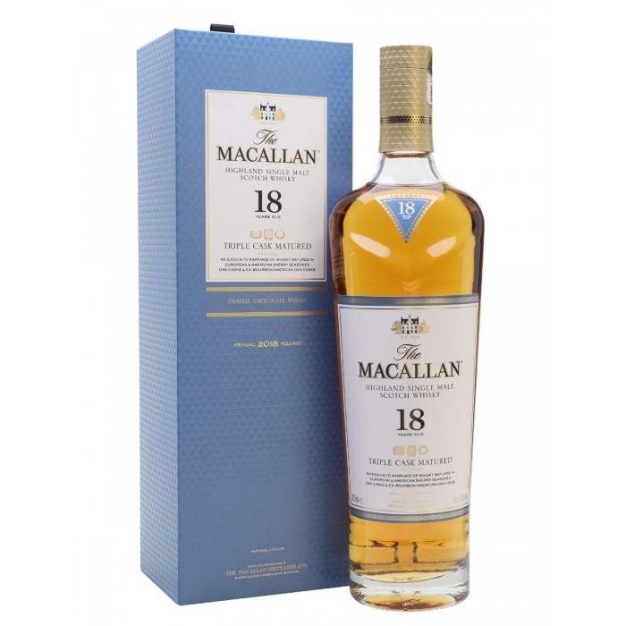 MACALLAN 18 YEARS 70CL (TRIPLE CASK)