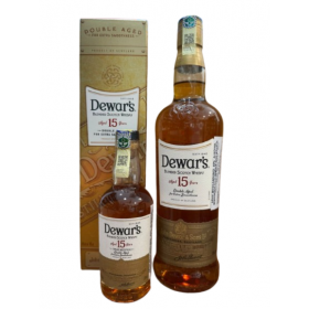 DEWAR'S 15 YEARS 75CL WITH DEWAR'S 15 YEARS 20CL