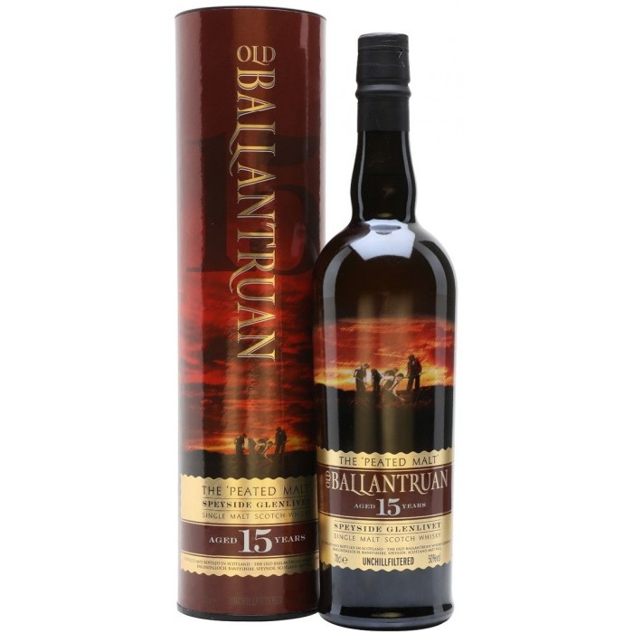 OLD BALLANTRUAN 15 YEARS SCOTCH WHISKY 70CL