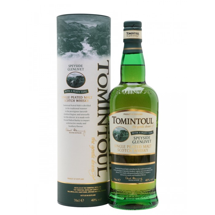 TOMINTOUL PEATY TANG 4 YEARS 70CL